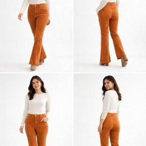 Unbranded Women's Orange and Brown Jeans